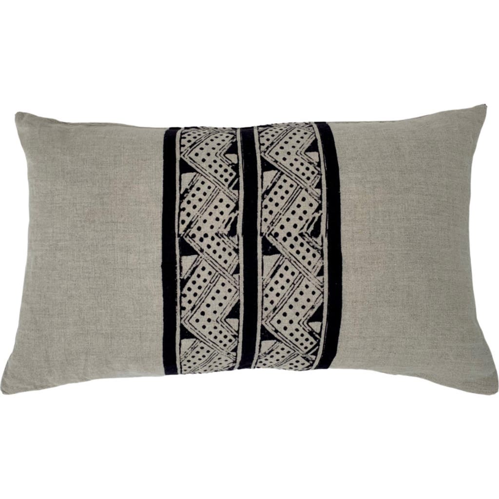 Alamwar Mancala Charcoal Petit Lumbar Pillow Cover  product