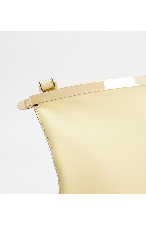 Shop Tod's Small Leather Shoulder Bag In Flan