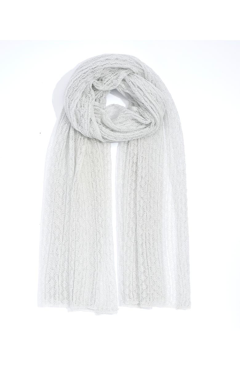 Lauren Ralph Lauren Shimmer Pointelle Wrap, Main, color,