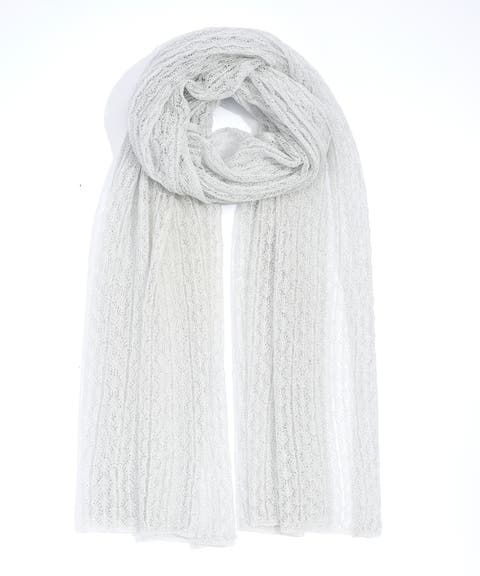 Shimmer Pointelle Wrap