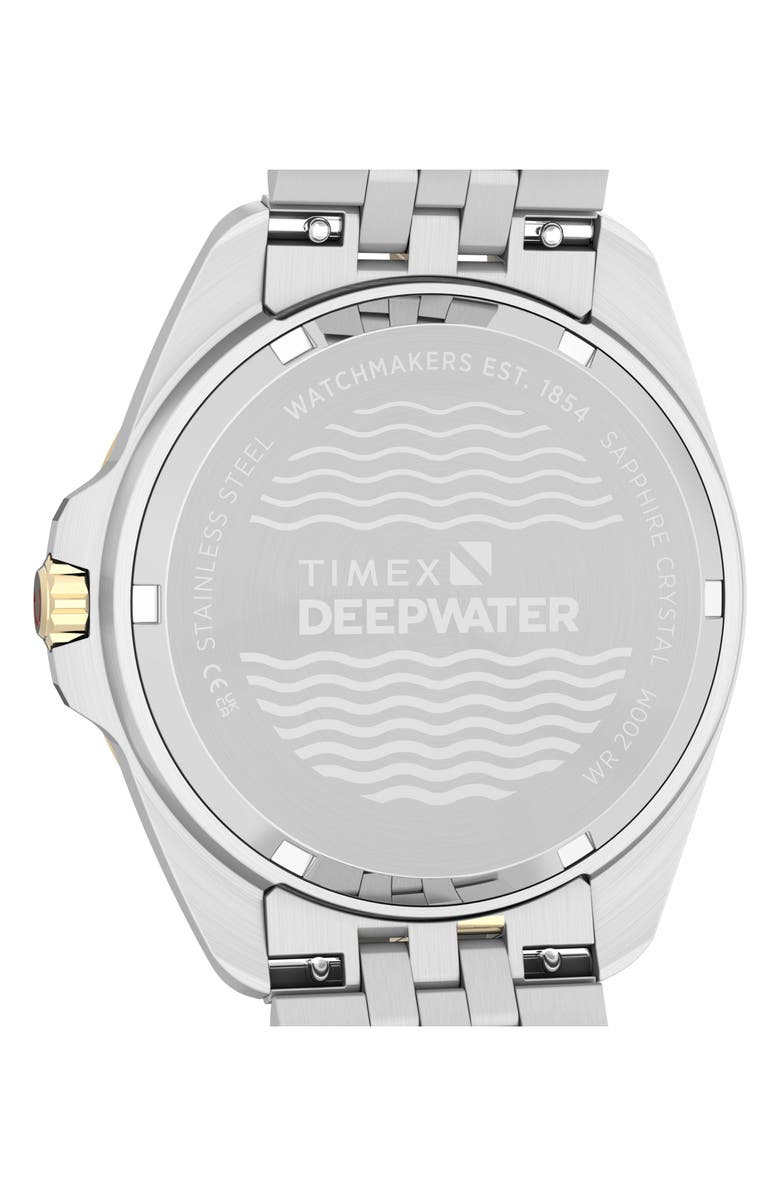 Timex<sup>®</sup> Deepwater Arctic 200 Two-Tone Bracelet Watch, 40.5mm, Alternate, color, Silver-Tone