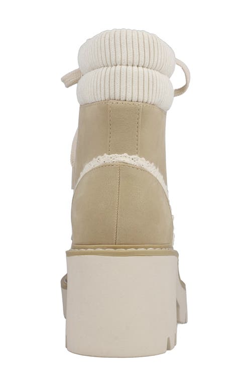 Mia Nakoma Lug Sole Bootie In Neutral