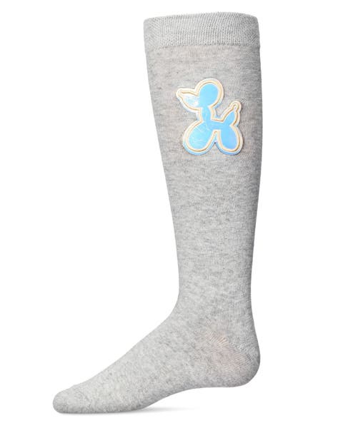 Iridescent Balloon Dog Knee High Sock (Toddler, Little Kid & Big Kid)