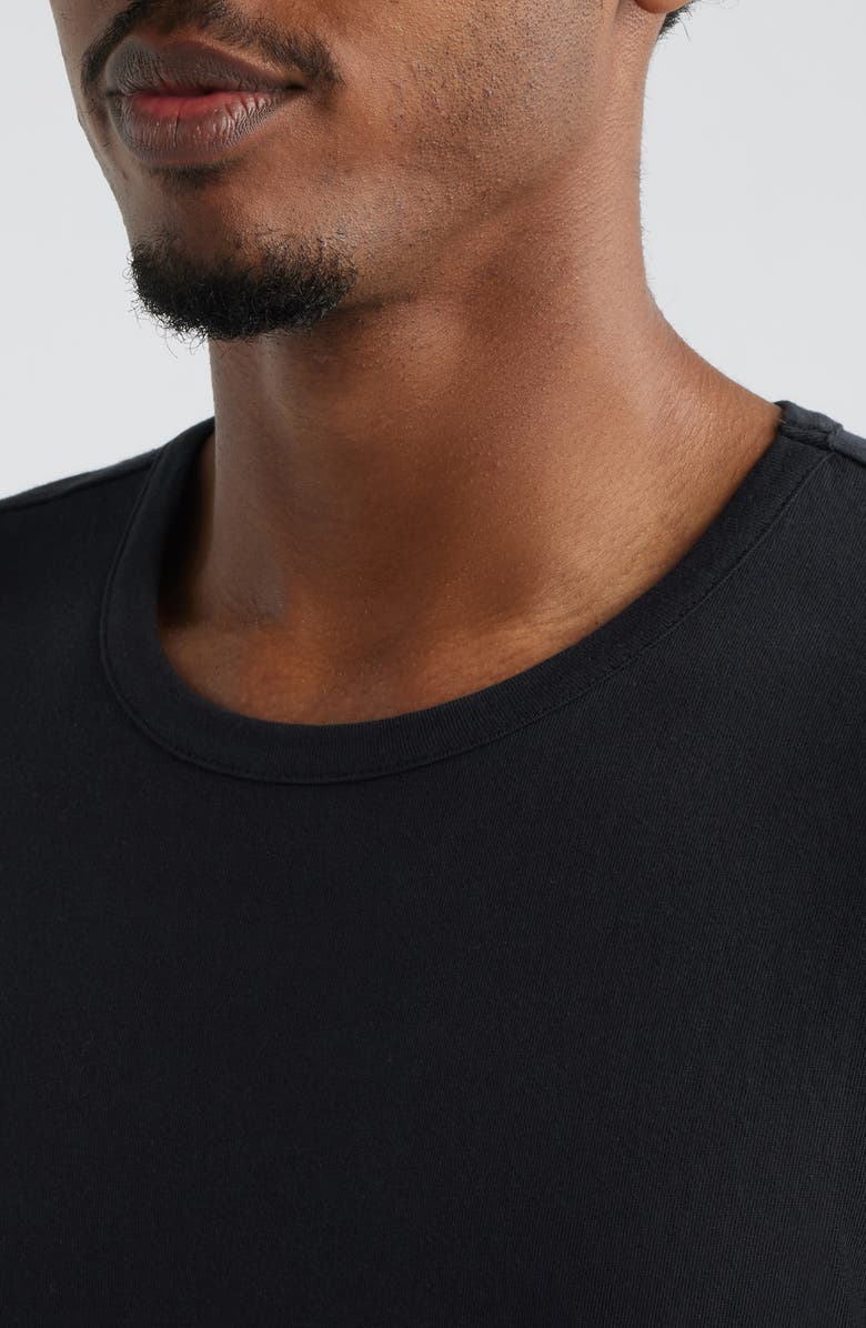 Elwood Crop Cotton T-Shirt, Alternate, color, Vintage Black
