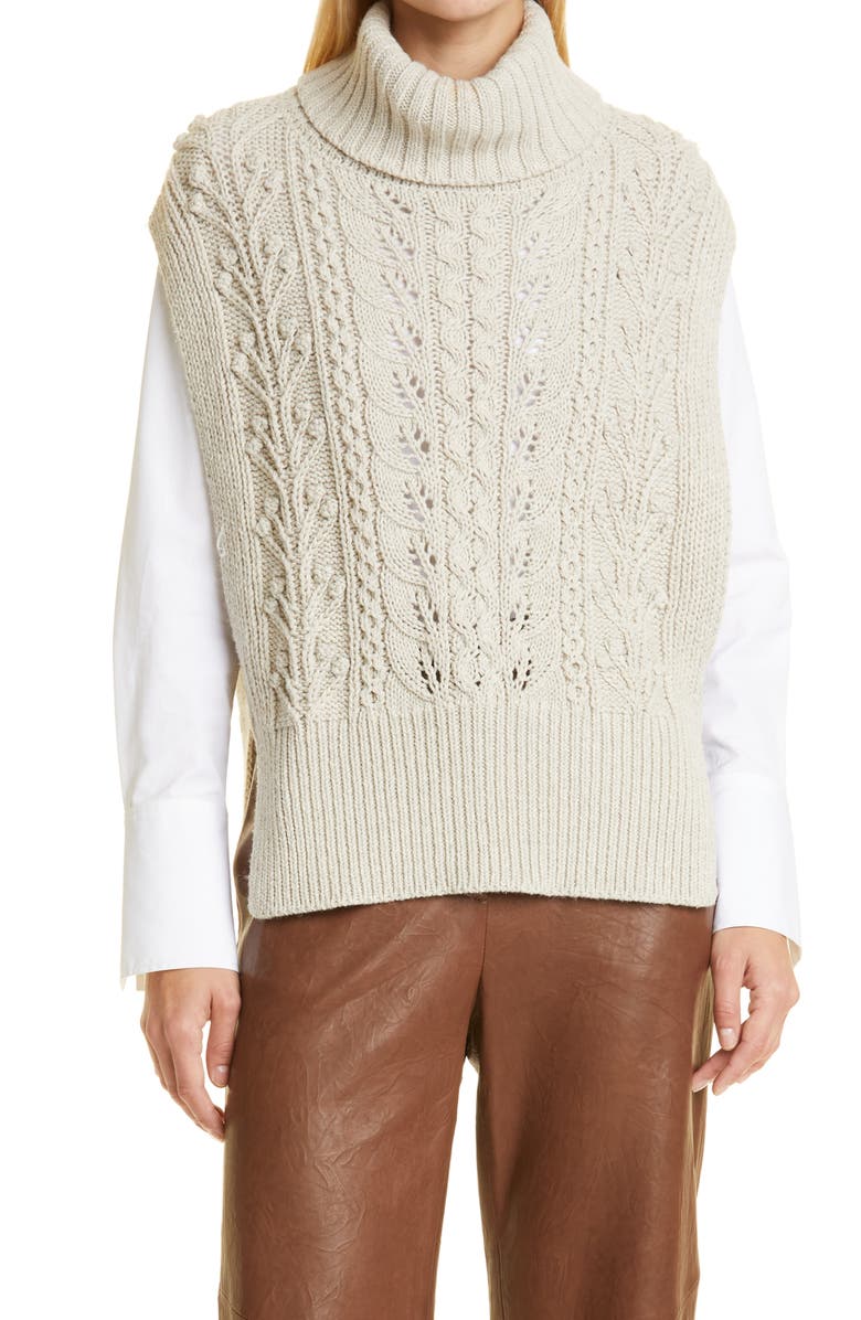 Veronica Beard Collina Sweater Vest, Main, color,