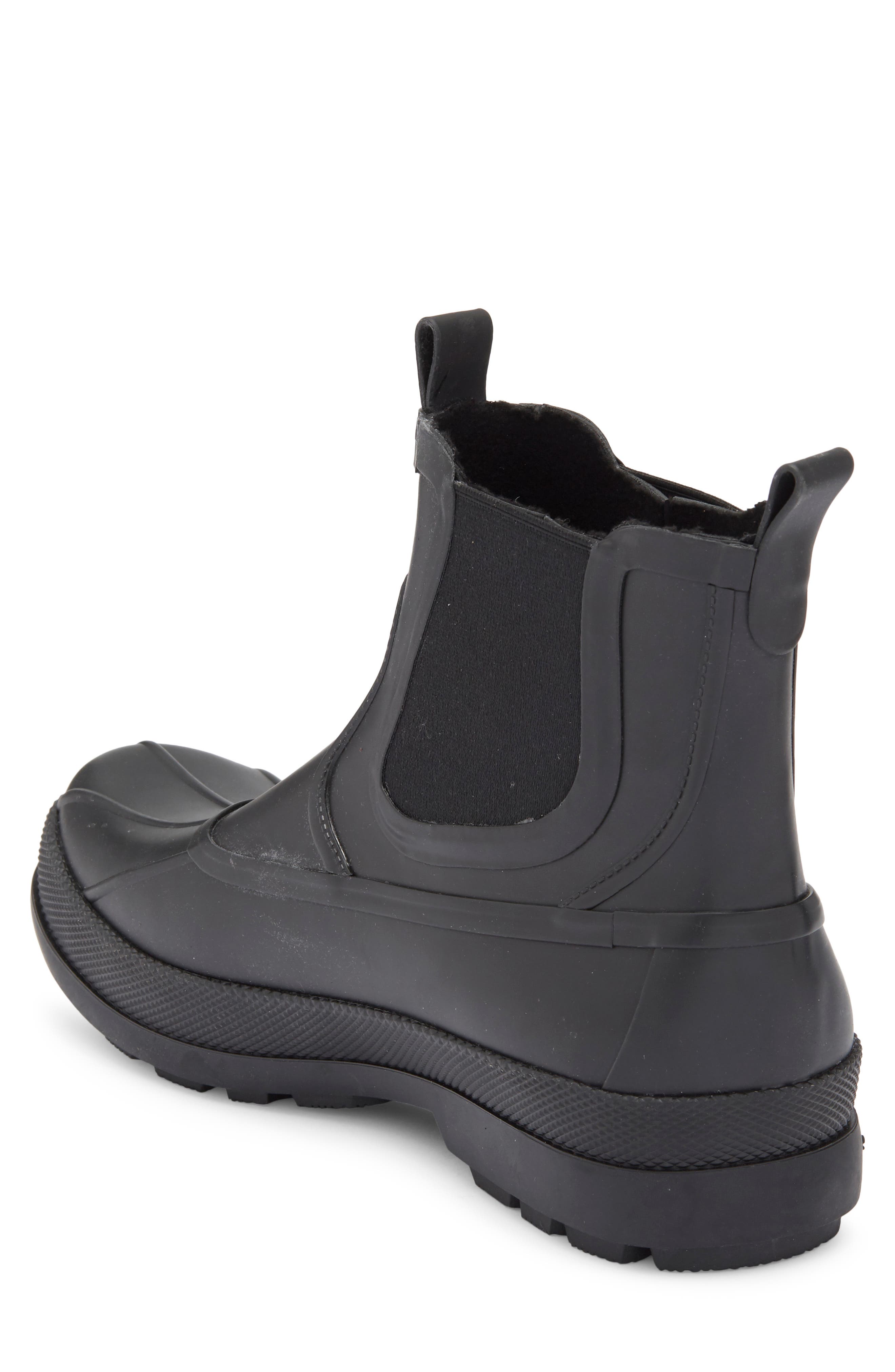 Sperry Clifton Waterproof Chelsea Duck Boot, Alternate, color, Black