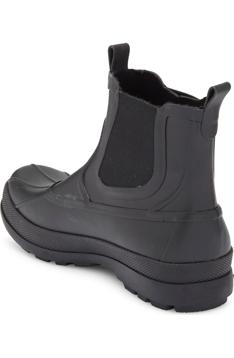 Sperry Clifton Waterproof Chelsea Duck Boot, Alternate, color, Black