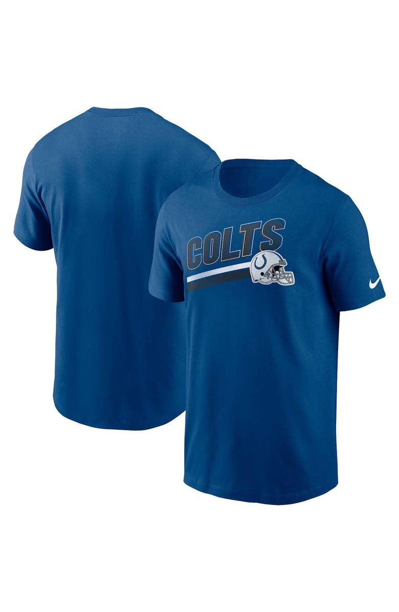 Nike Men's Nike Royal Indianapolis Colts Essential Blitz Lockup T-Shirt, Main, color, 