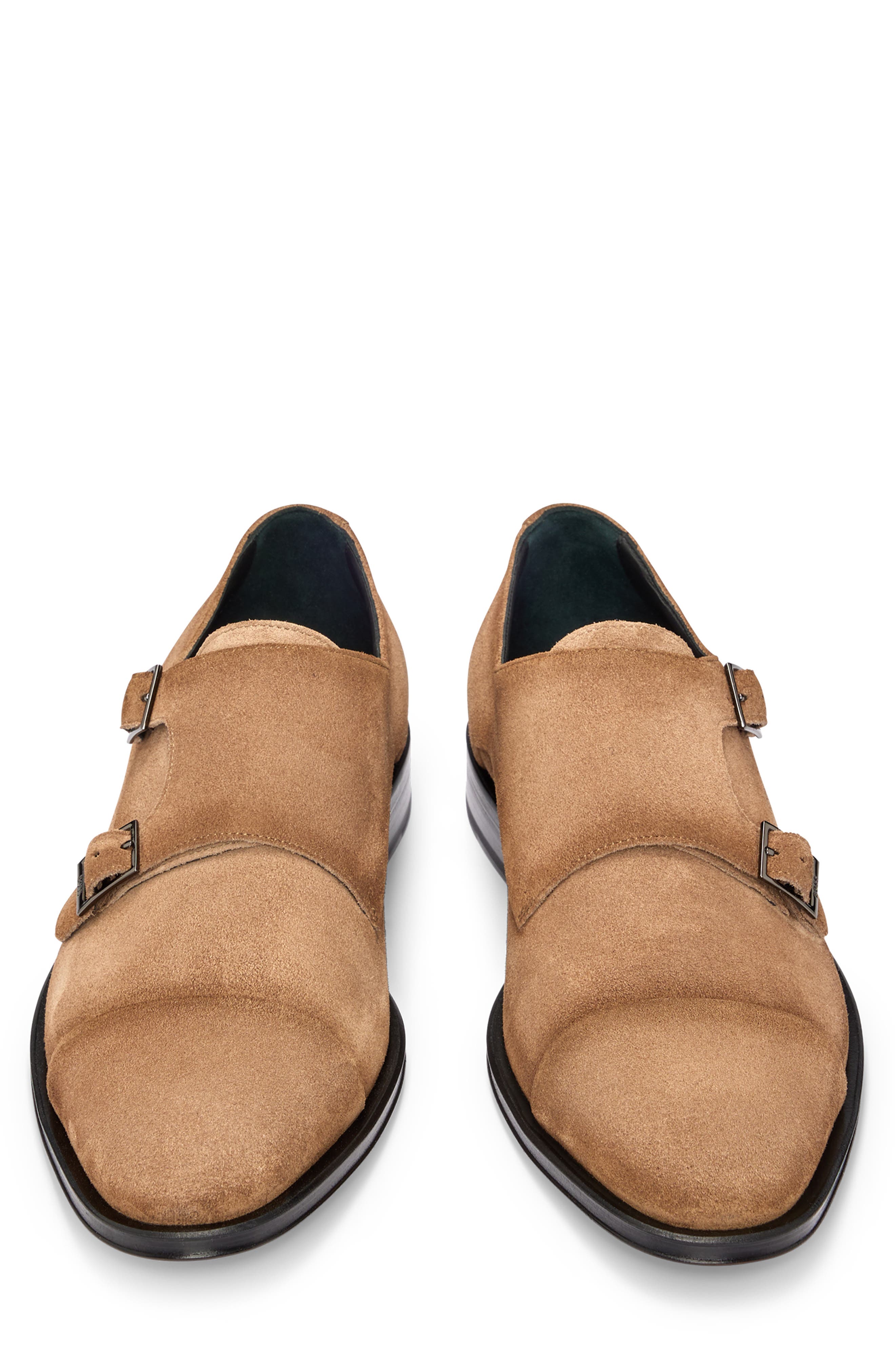 BOSS Derrek Monk Strap Shoe, Alternate, color, 