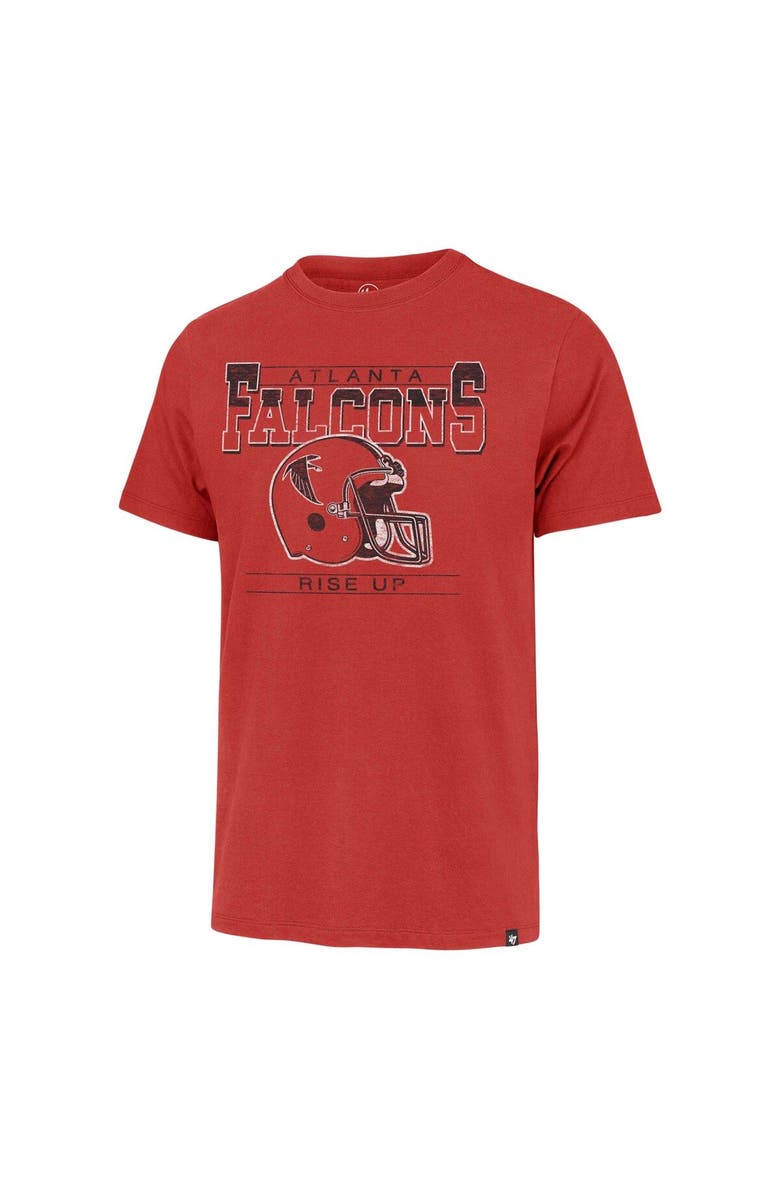 '47 Men's '47 Red Atlanta Falcons Gridiron Classics Time Lock Franklin T-Shirt, Alternate, color, 