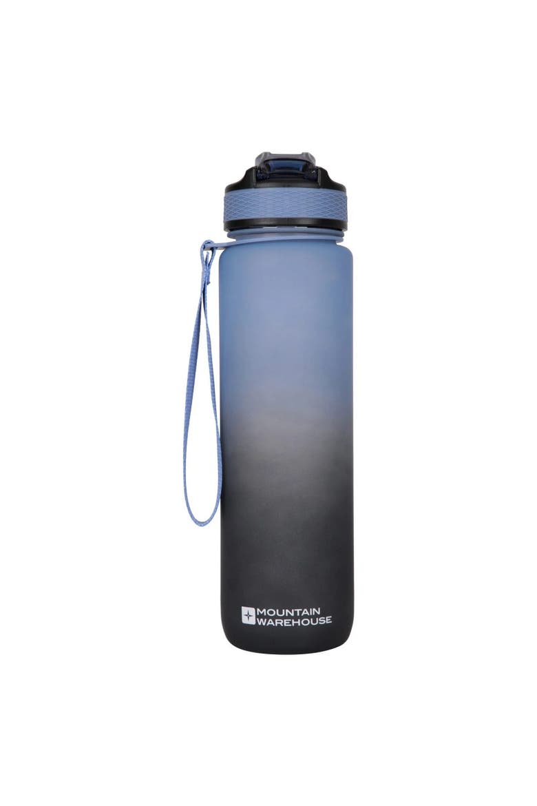 Push Lid Bpa Free 33.8floz Water Bottle, Main, color, Blue and Black