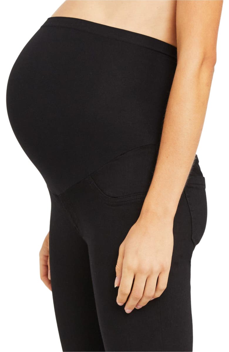 MOTHERHOOD MATERNITY Secret Fit Over the Belly Skinny Maternity Ankle Jeans, Alternate, color, 