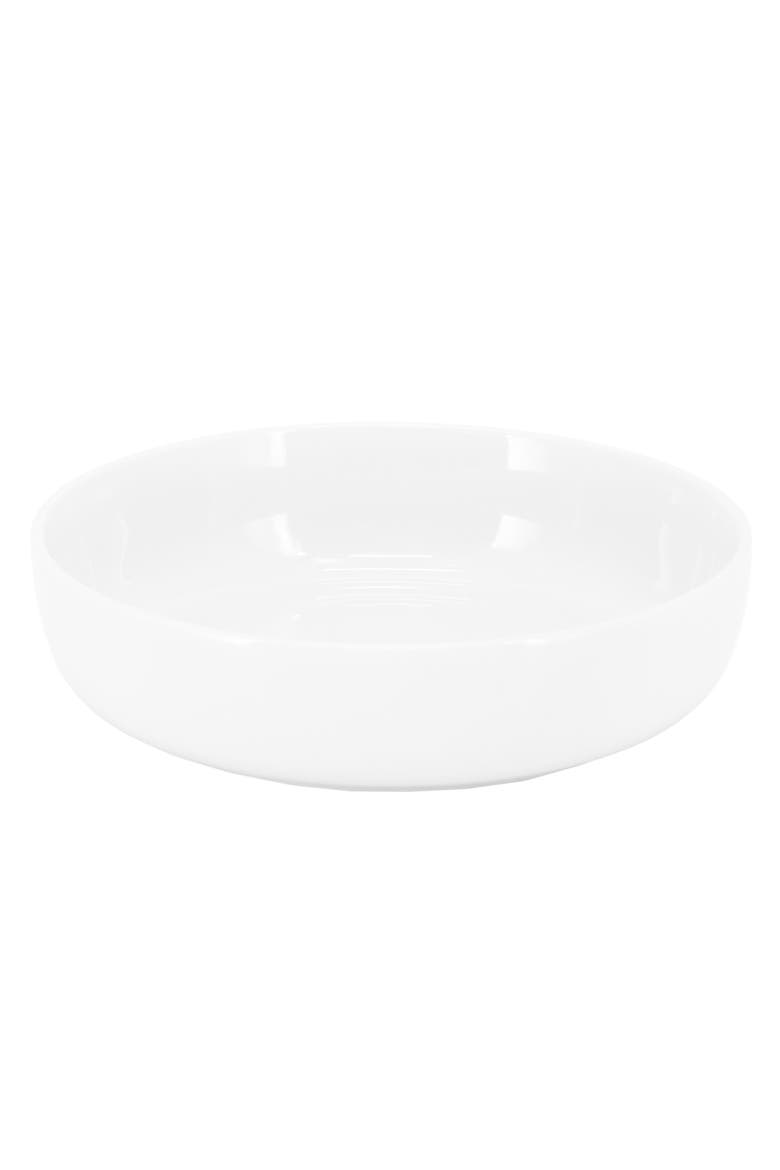 Duncan 18 Piece Porcelain Dinnerware Set, Alternate, color, White