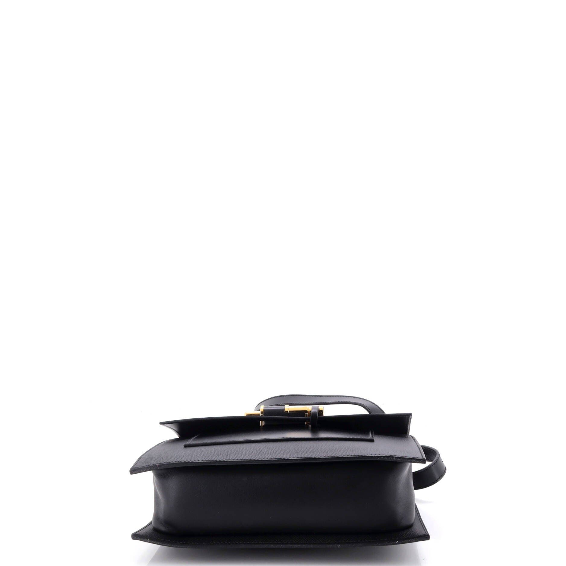 Pre-Owned Hermes Sacabar Shoulder Bag Epsom and Swift 24, Alternate, color, Noir