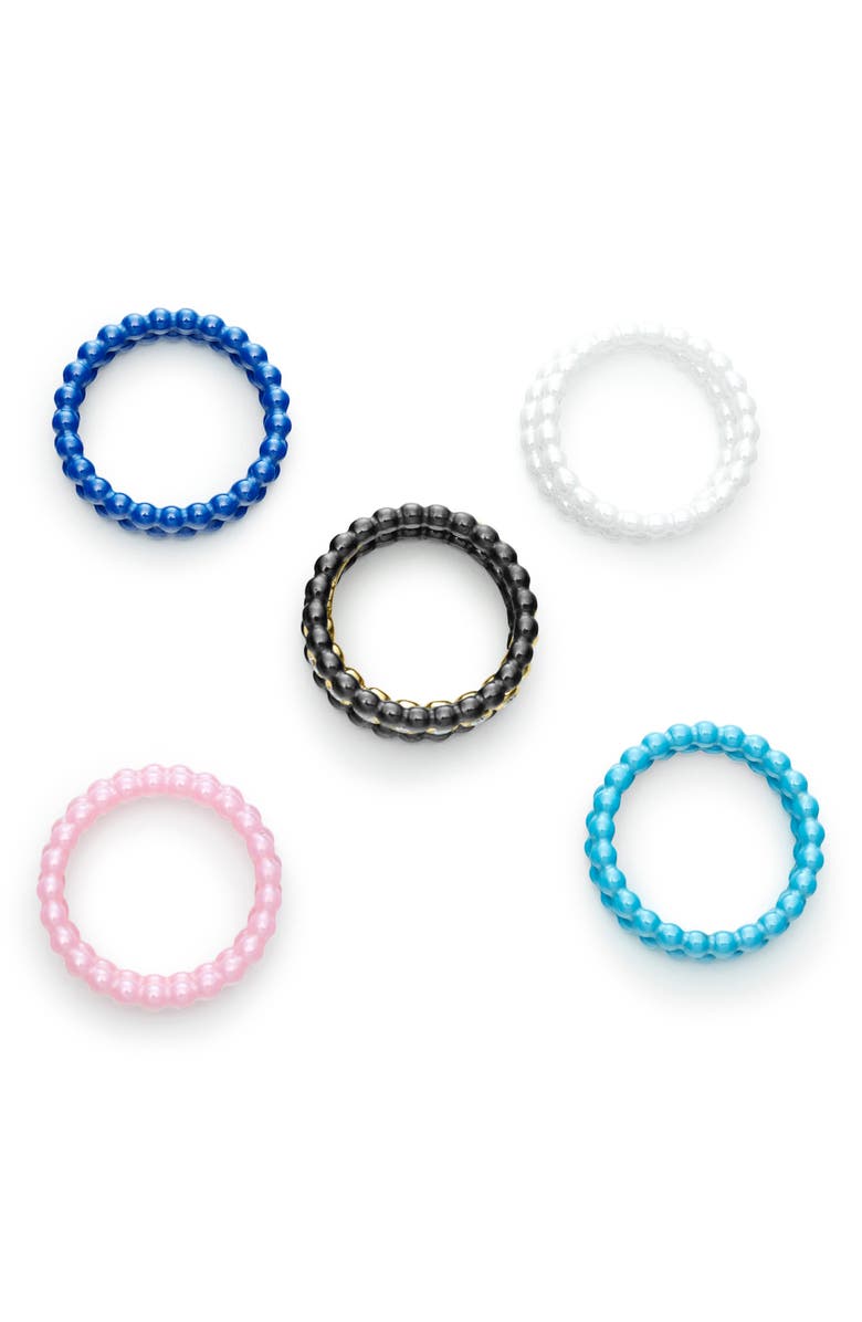 LAGOS Meridian 18k Gold Diamond Stacking Ring Set, Alternate, color, 