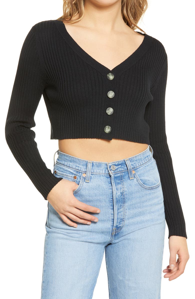 BP. Cropped Cardigan, Main, color, 