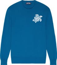 Vilebrequin Crewneck Cotton Cashmere Sweater Turtle