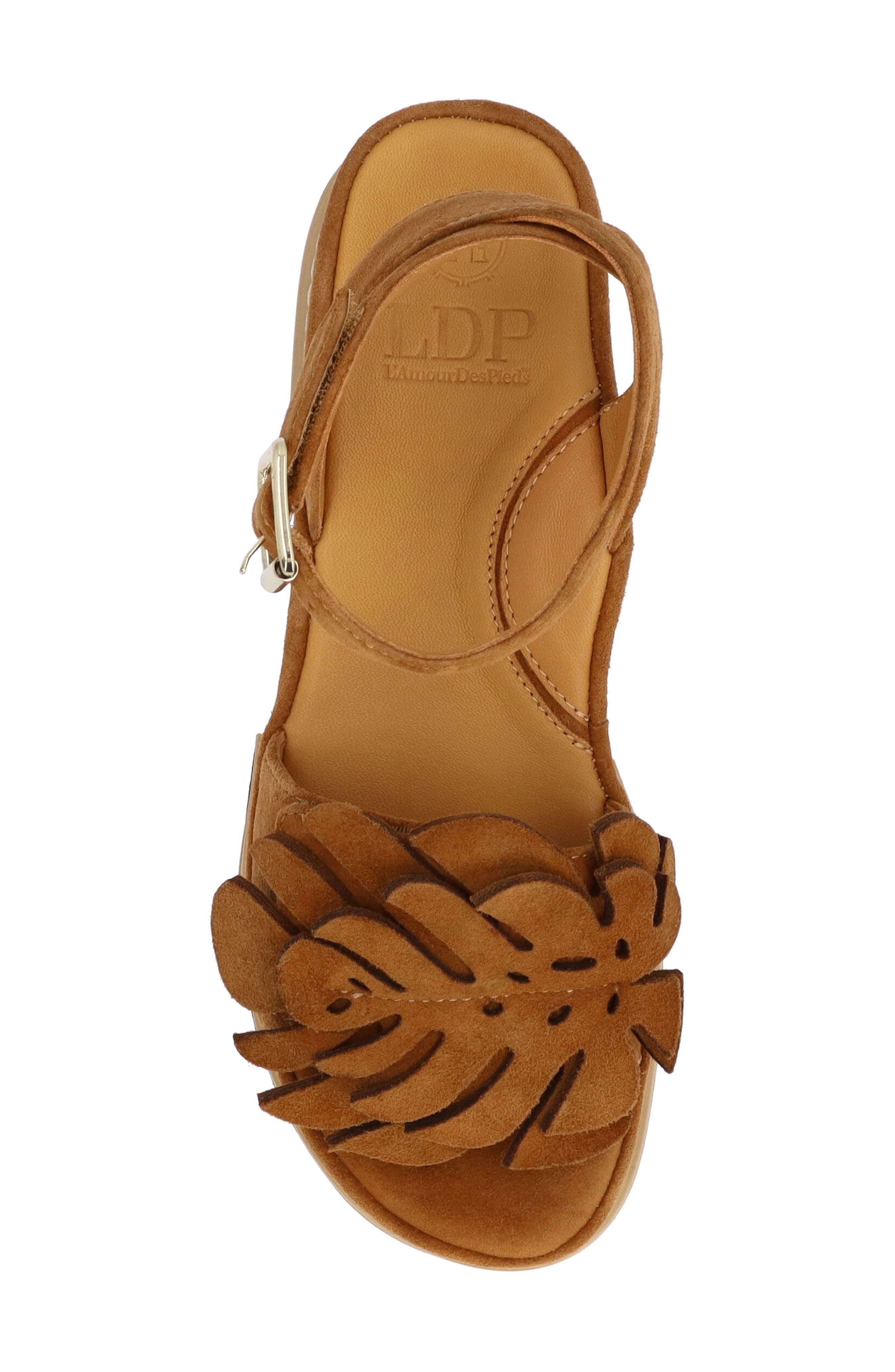 Alaric Ankle Strap Platform Sandal, Alternate, color, COFFEE
