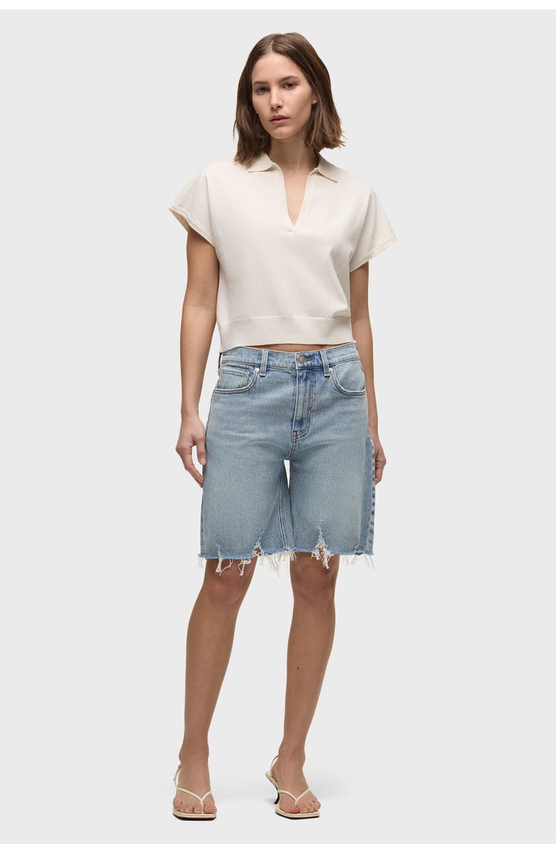Hudson Jeans london low-rise long short, Alternate, color, Blue Eyes