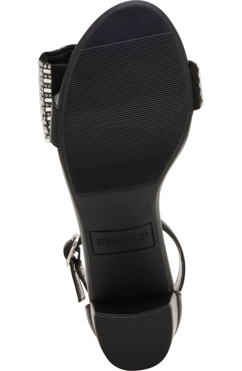 Steve Madden Kids' Jabigal Ankle Strap Sandal, Alternate, color, Black