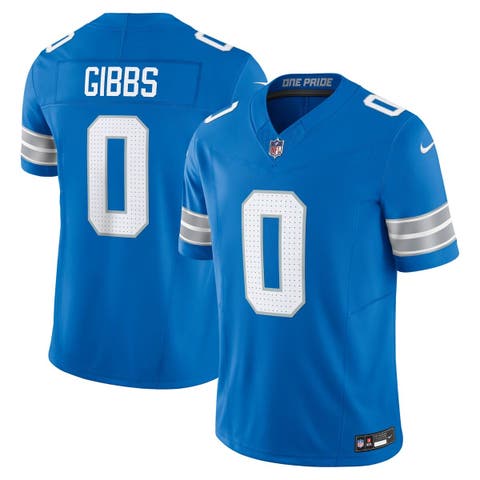 Men's Nike Jahmyr Gibbs Blue Detroit Lions Vapor F.U.S.E. Limited Jersey