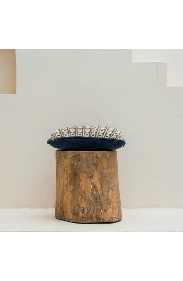 Mela Artisans Nazar Blockprint Pillow - Cover Only, Alternate, color, Multicolor