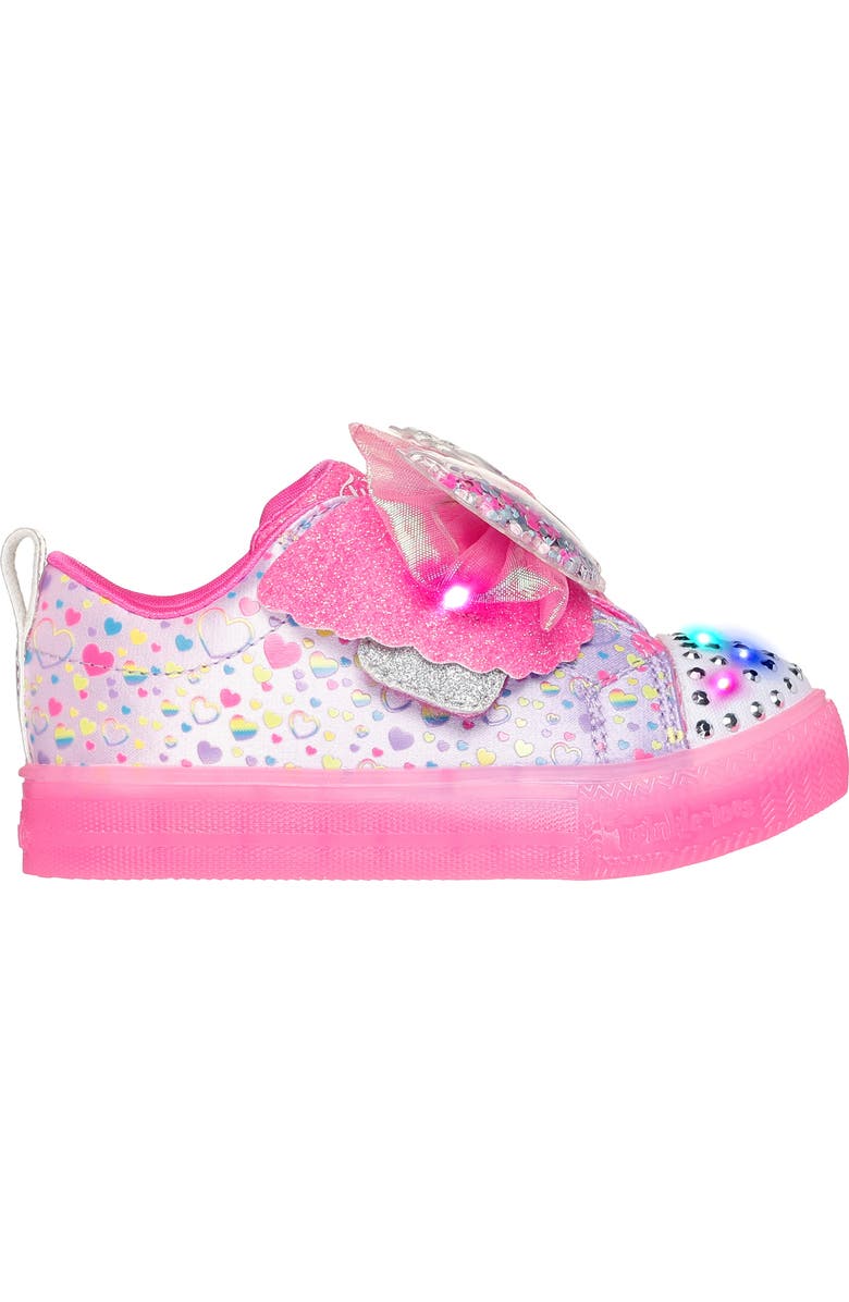 SKECHERS Kids' Twinkle Toes Shuffle Brights Light-Up Sneaker, Alternate, color,