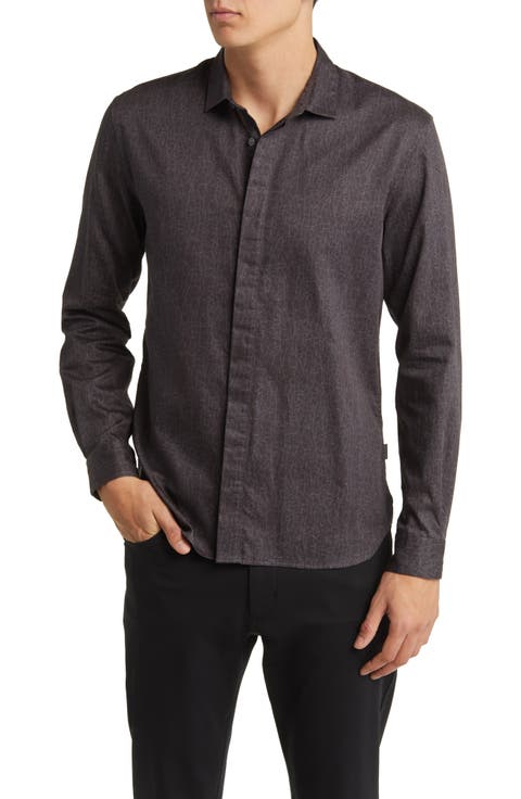 Rodney Cotton Button-Up Shirt