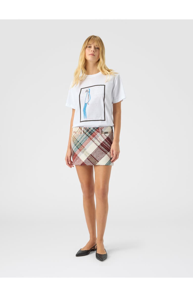 Missoni Printed Jersey T-shirt, Alternate, color, White