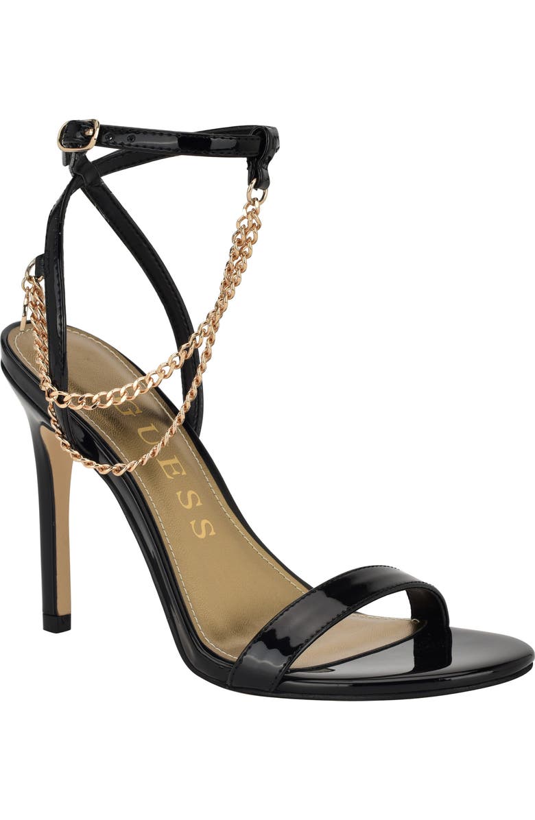 GUESS Miamy Ankle Strap Sandal, Main, color, Black