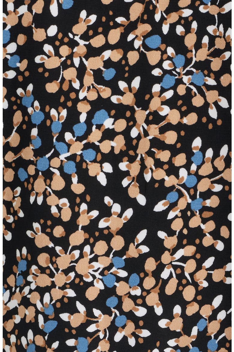 Print One-Button Top, Alternate, color, ANNE BLACK MULTI