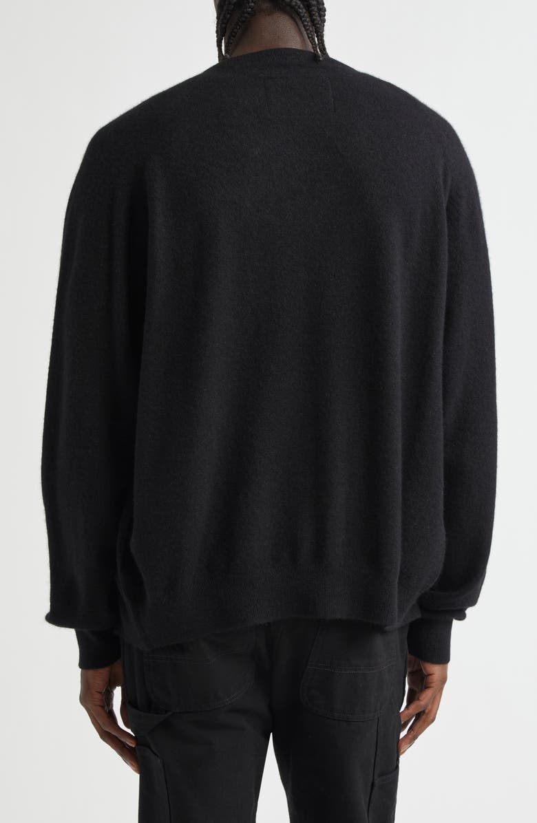 FRENCKENBERGER Cashmere Bomber Cardigan, Alternate, color, Black