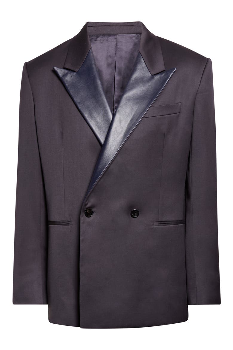 Sherborne Grain de Poudre Wool Tuxedo Jacket, Main, color, MIDNIGHT BLUE