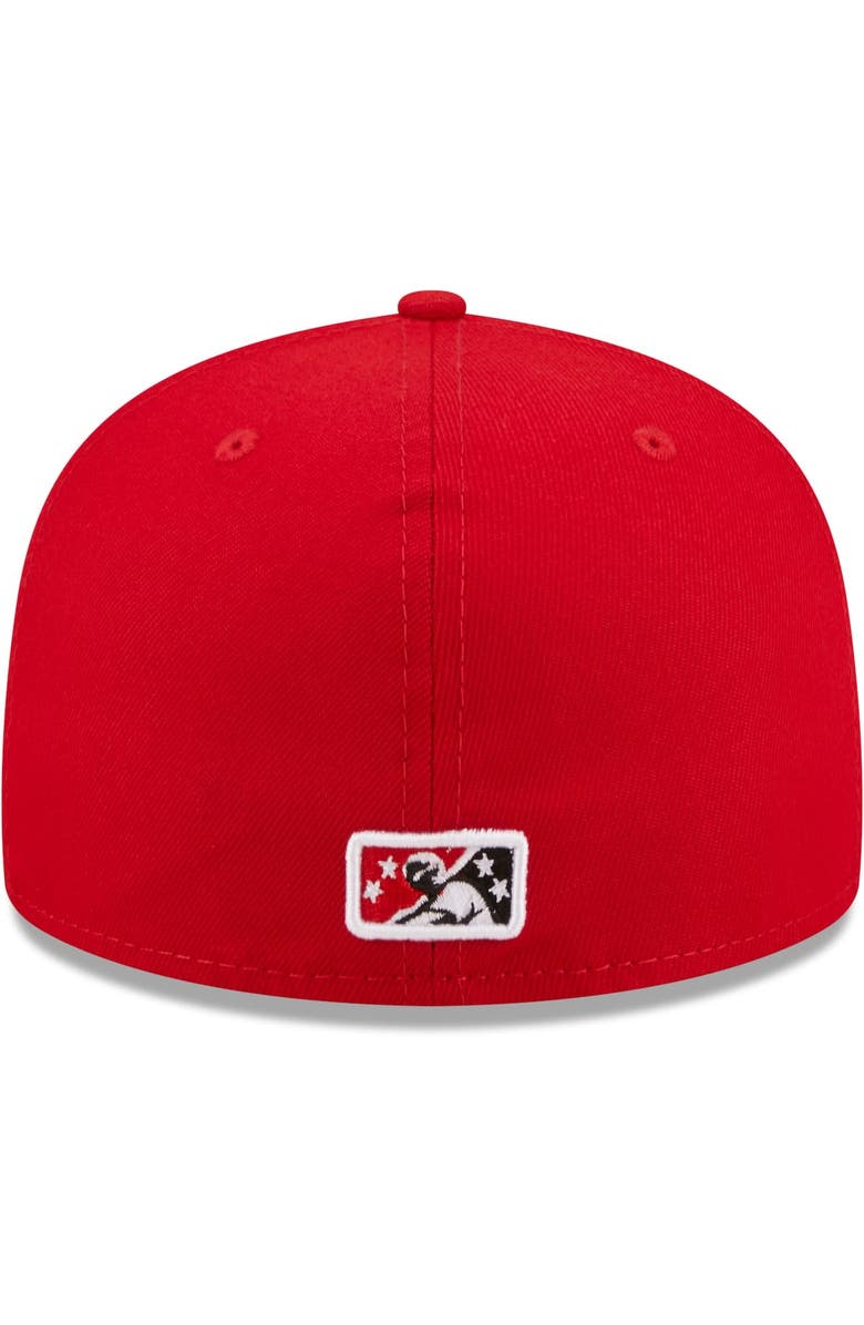 New Era Men's New Era Red Vancouver Canadians Authentic Collection 59FIFTY Fitted Hat, Alternate, color, 