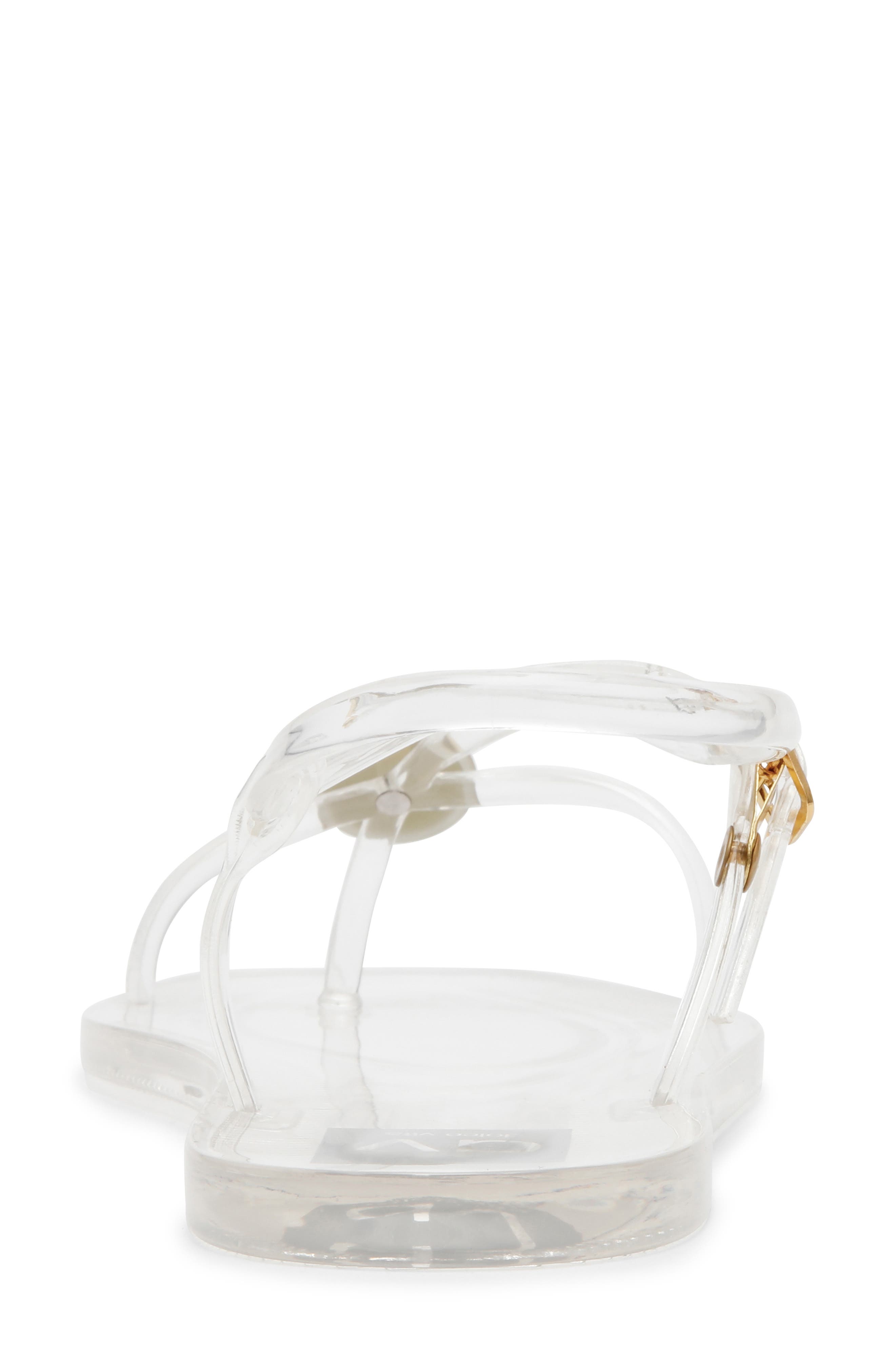 Jossie Flat Sandal, Alternate, color, CLEAR