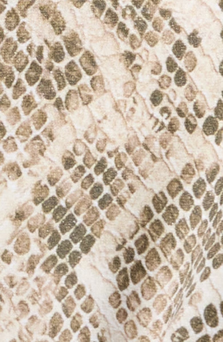 Good American Perfect Fit Bikini Bottoms, Alternate, color, Snake Print