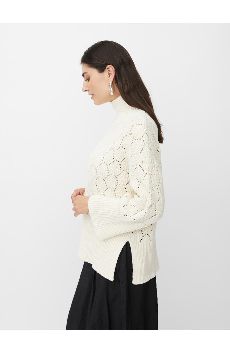Masai Copenhagen MaFabianov Openwork Sweater, Alternate, color, Whitecap