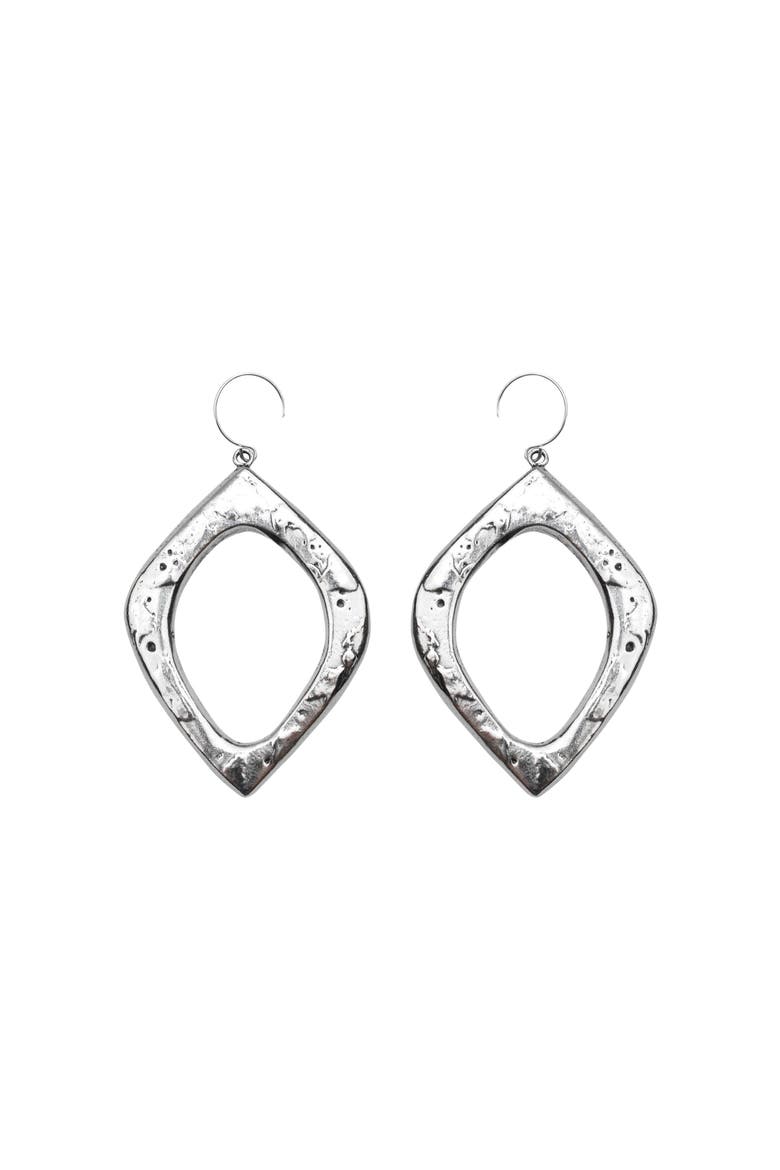 Vence Silver Earrings, Main, color, Silver