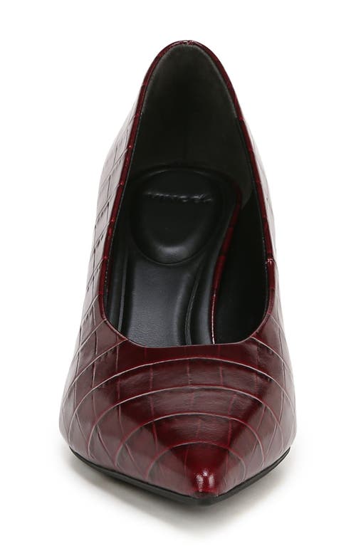 VINCE VINCE DIANEN CROC EMBOSSED POINTED TOE PUMP