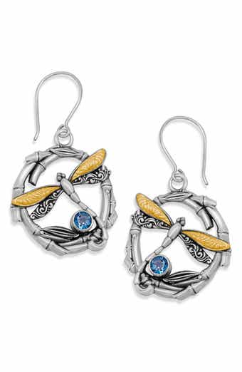 Dragonfly Drop Earrings