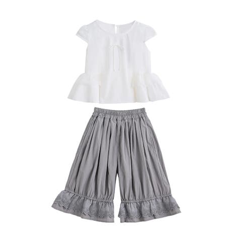 Ruffled Short Set
