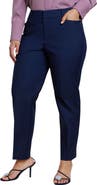 ELOQUII Kady Fit Double-Weave Pant