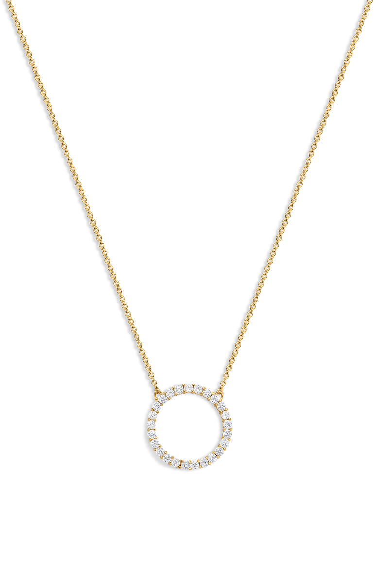 Inner Circle Necklace, Main, color, GOLD