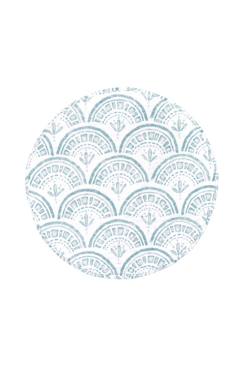 Halsey Round Set of 4 Placemats 17", Alternate, color, Blue