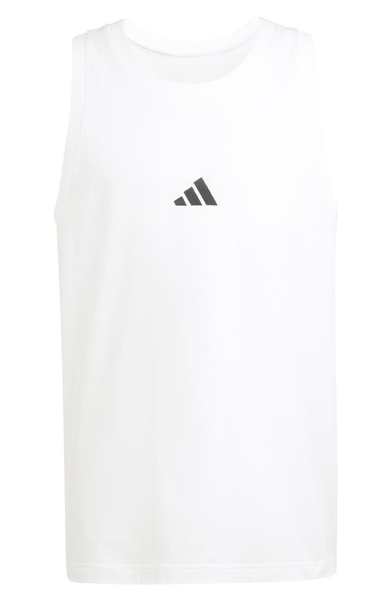 adidas Logo Graphic Tank, Alternate, color, White/ Black
