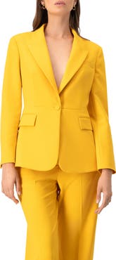 IVONNE Tailored Blazer with Flap Pockets