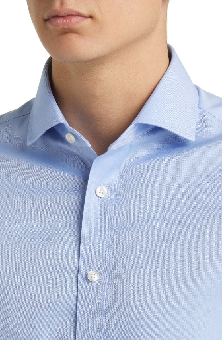 Charles Tyrwhitt Slim Fit Non-Iron Solid Twill Dress Shirt, Alternate, color, 