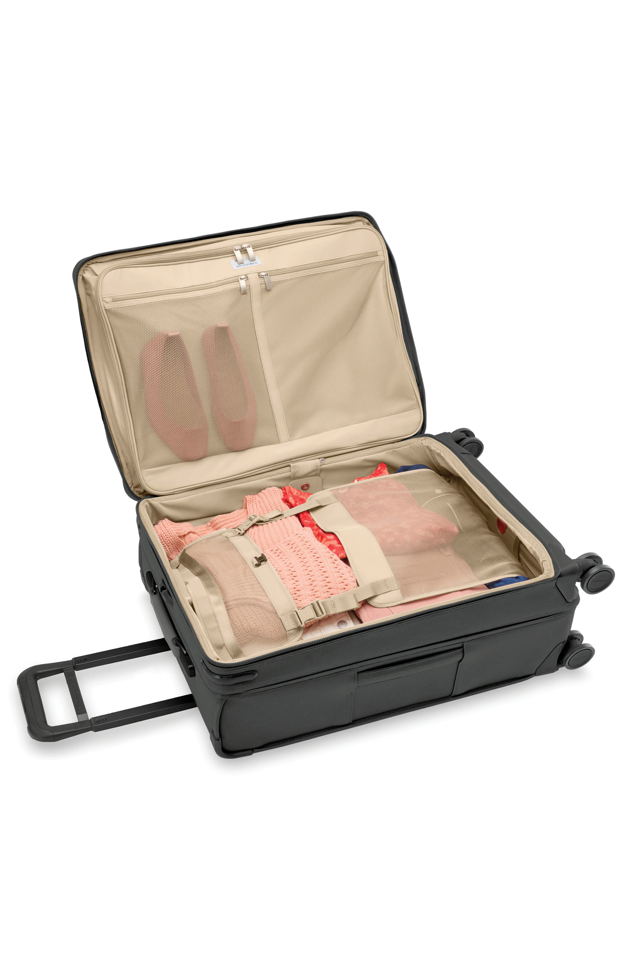 Briggs & Riley Baseline 26-Inch Medium Expandable Spinner Suitcase, Alternate, color, Black