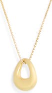 NORDSTROM RACK Demi Fine Circle Pendant Necklace