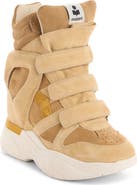 Isabel Marant Balskee Hidden Wedge High Top Sneaker